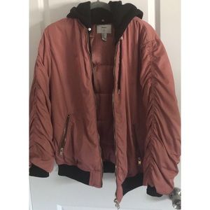 Oversize Blush Bomber 💗